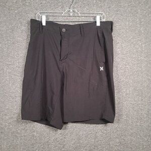 Hurley Hybrid Walk Shorts Men’s Size 34 Black Quick Dry